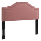 Modway Lucia Performance Velvet King/California King Headboard - Dusty Rose-King/California King Size Headboard