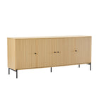 Manhattan Comfort Magnolia 70.9" Modern Sideboard - Natural Oak-Recommended for up to a 65" TV