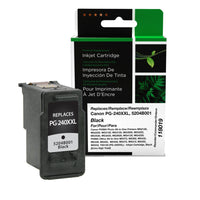 CIG Canon PG-240XXL Remanufactured Inkjet Cartridge - Extra High Yield - Black-Clover remanufactured printer cartridges are designed to meet or exceed Canon brand print quality, page yield, and reliability