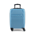 Reebok Airball 21.5" Hardside Carry-On Luggage - Blue Pearl-Telescopic trolley handle ergonomically designed for comfort and durability with multi-stage locking heights
