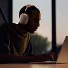 Apple AirPods Max - Silver-Designed with a knit-mesh canopy and memory foam ear cushions for an exceptional fit