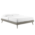 Modway Bridgette Wood Twin Platform Bed with Splayed Legs - Grey Azure-10