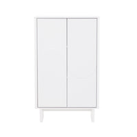 Manhattan Comfort Ella 31.5" Modern Accent Cabinet - White-Modern Accent Cabinet for Dining Room, Living Room, and Bedroom Usage