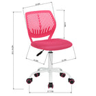 Homy Casa Teen Task Chair - Pink-9