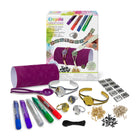 Crayola Creations Faux Crystal Jewelry-CREATE 6 UNIQUE PIECES: This kit includes enough supplies to create 6 custom pieces of faux crystal jewelry
