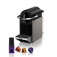 Nespresso Pixie Espresso Machine by Breville - Titan-Nespresso Original offers an unforgettable taste through iconic espressos and exceptional coffee discoveries