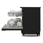 BLACK+DECKER 18" Portable Dishwasher - 8-Place Setting Capacity - 6 Wash Programs - Black-Delay Start –  in 1 hour increments, up to 24 hours