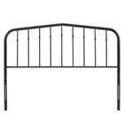 Modway Lennon Metal Queen Headboard - Black-Height Adjustable