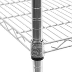 Seville Classics 5-Tier NSF Commercial Grade Steel Wire Shelving - 24" L x 18" W x 72" H -Height adjustable at 1" increment