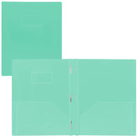 Staples Poly Report Cover - Aqua-Letter size