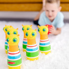 Melissa & Doug Sunny Patch Giddy Buggy Bowling Action Game - 6 Bug Pins, 1 Plastic Ball-Includes 6 bowling pins, easy grip bowling ball, game instructions, and a sturdy carrying case