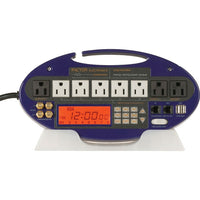 Factor Electronics Powersaver, FES-101B - Blue-The ultimate advanced digital powersaver power strip
