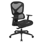 Pro-line II High Mesh Back And Mesh Seat Ergonomic Chair - Black-One-touch pneumatic seat height adjustment