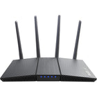 ASUS AX3000 Dual Band WiFi 6 Extendable Router-Ultra-fast WiFi Speed - RT-AX3000S supports 1024-QAM for dramatically faster wireless connections. With a total networking speed of about 3000Mbps — 574 Mbps on the 2.4GHz band and 2402 Mbps on the 5GHz band