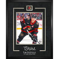 Tim Stutzle Senators Replica Signature Frame - Framed Print - 16" x 20"-Premium virtual frames