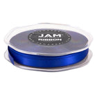 JAM Paper Double Faced Satin Ribbon - 3/8" W x 25 yd. - Royal Blue-Quantity: Roll Sold Individually
