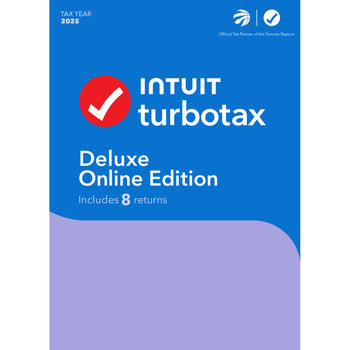 TurboTax Deluxe Online Edition 2025 - 8 Returns - English - Online