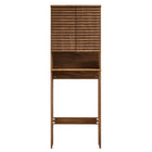 Modway Render Over the Toilet Bathroom Storage Cabinet - Walnut-Assembly Required
