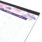 Blueline 2026 Passion Monthly Desk Pad Calendar - 17-3/4" x 10-7/8" - Bilingual-Floral design on each month 