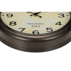 Monarch Specialties Clocks 16" Round Wall Clock - Antique Brown-For indoor use only, this wall clock has a non-ticking mechanism, perfect for quiet environments. backed by a 2 year limited warranty against any defects for your satisfaction