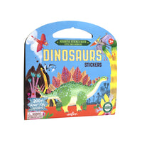 eeBoo Dinosaur Sticker Book-Over 200 single-use stickers in 3 sizes: large, extra-large, and giant