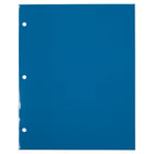 JAM Paper Glossy 2 Pocket 3 Hole Punched Folders, Blue, 100 Pack (385GHPBUB)-5