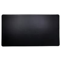 Desktex PVC Desk Pad - Black - 19" W x 24" L-Phthalate-free Black PVC will not scratch or stain for the perfect writing surface.