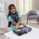 VTech Kidi Star DJ Mixer - English-Connect to your music playlist via BLUETOOTH wireless technology or audio cable, play your mash-ups through the built-in speaker or plug in headphones (music player, audio cable and headphones not included)