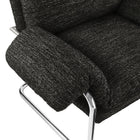 Modway Ansel Boucle Fabric Accent Chair - Charcoal-8