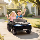Qaba 12V Licensed Lexus GX550 Electric Car with 2-Seater - Black-Powerful dual motors and a 12V battery for long-lasting outdoor adventures 