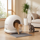 PawHut Self Cleaning Automatic Cat Large Litter Box - 72 L-Remotely control cleaning and settings anytime via the 2.4G Wi-Fi connected APP