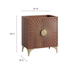 Modway Daylight 30" Bathroom Vanity Cabinet - Walnut-8
