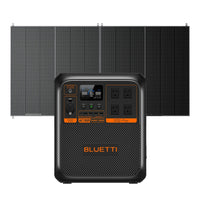 Bluetti Premium Series AC180P Portable Power Station & PV350 Solar Panel-Faster Charging:  Ready to go within 1 hour with AC Turbo Charging or PV charging.  Tap into abundant energy of the sun through efficient PV charging.