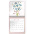 Mead 2027 Decorative Wall Calendar - 12" x 12" - Leah Bisch - Bilingual-Spacious monthly grids provide room for writing notes and daily reminders