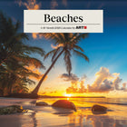 DateWorks 2026 16-Month Mini Wall Calendar - 7" x 7" - Beaches - English-7.00" x 7.00"