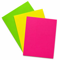 Royal Brites Heavyweight Assorted Poster Board - 22" x 28" - Neon - 3 Pack-Neon colour stands out