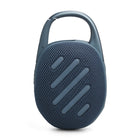 JBL Clip 5 Portable Speaker - Blue-JBL Clip 5 gives you up to 12 hours of playtime on a single charge.