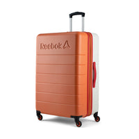 Reebok Double Dribble 30" Hardside Spinner Luggage - Orange-Single 360 degree spinner wheels for effortless, smooth & quiet rolling