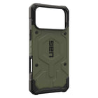UAG Pathfinder Compatible with MagSafe Rugged Case for iPhone 17 Pro Max - Olive-Ultra-light impact frame