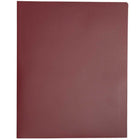 JAM Paper Heavy Duty Plastic Two-Pocket School Folders - Burgundy - 6 Pack-Quantity: 6 Folders per Pack | One for each subject & project