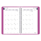 Blueline 13 Months Weekly/Monthly Academic Planner - July to July - 8" H x 5" W - Assorted Colours - Bilingual-Julian dates
