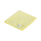 Globe Commercial Microfiber Cloth - 240GSM - 14" x 14" - Yellow - 10 Pack-A great way to avoid cross contamination