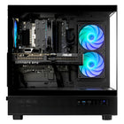 TECHNOID Glass Gaming PC - Ryzen 7 5700 - RTX 5070 - 32 GB RAM - 1 TB SSD - Windows 11 Home-Four rear USB 3.2 Gen 1 Type-A, one rear USB 3.2 Gen 1 Type-C, two rear USB 2.0 Type-A, two front USB 3.2 Gen 1 Type-A, one front USB 3.2 Gen 1 Type-C