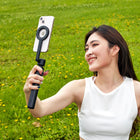 Adam Elements SELFIE II Wireless Bluetooth Tripod Selfie Stick - Black-Wide Compatibility: Supports both iOS and Android devices, with a control range of up to 10 meters for convenient shooting