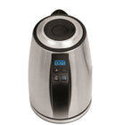 Salton Stainless Steel Cordless Kettle - 1.7 L-3-level automatic safety system ensures safe operation