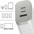 OtterBox Premium Pro Fast Charge 72W Dual USB-C and USB-A Wall Charger - White-Safe charging with USB-Power Delivery (PD) and Programmable Power Supply (PPS)