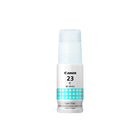 Canon GI-23 Cyan Ink Bottle for PIXMA G620 Printer-Dye ink is used to create beautifully vivid photos.
