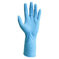 PRIMED Nitrile Powder-Free Examination Gloves - Blue - XS - 100 Pack-12" Extended cuff for extra coverage of wrist area
