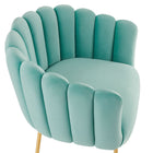 Modway Sanna Channel Tufted Performance Velvet Armchair - Mint-Dense Foam Padding