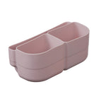 b.box Silicone Bento Tray Mini Lunchbox - Berry-Bento tray styles feature a handy slot for nesting lunchbox cutlery or snacks and a whole fruit section for apples or pears